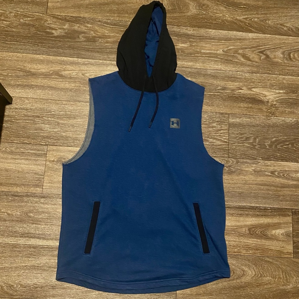 Mens Under Armour Tank Hoodie